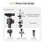 K&F CONCEPT Tripé com Selfie Stick 2 em 1 com Controle Remoto
