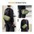 K&F CONCEPT  Bolsa de Ombro Alpha Camera Sling Bag KF13.157V2 10L - Verde