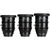 SIRUI Kit de 3 Objetivas 24mm / 35mm / 50mm Jupiter T2 FF Macro Cine EF-Mount