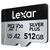 LEXAR Micro SDXC Silver Plus 205Mb/s Classe 10 V30 U3 UHS-I - 512GB