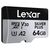 LEXAR Micro SDXC Silver Plus 205Mb/s Classe 10 V30 U3 UHS-I - 64GB