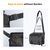 K&F CONCEPT Bolsa de Ombro Urban Wander 10L - Preto