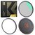 K&F CONCEPT Kit de Filtro Magnético CPL + Tampa de Proteção 55mm