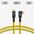 COBRA UNION Cabo USB-C 90º 40G 8K 60Hz 120cm - Yellow