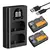 K&F CONCEPT Kit Carregador Duplo + 2 Baterias LP-E6P 2400mAh