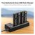 K&F CONCEPT KF28.0046 Kit Carregador Duplo USB-C + 2 Baterias NP-F550