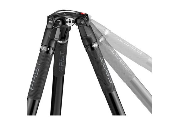 MANFROTTO MVK504XSNGFC Tripé de Carbono 635 Fast Single + Cabeça de Video Fluída 504X