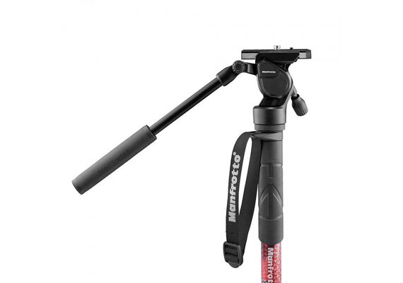 MANFROTTO Monopé Element MII MVMELMIIA4 com Cabeça Fluida - Vermelho