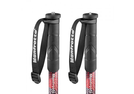 MANFROTTO Monopé Element MII MVMELMIIA4 com Cabeça Fluida - Vermelho