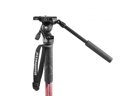 MANFROTTO Monopé Element MII MVMELMIIA4 com Cabeça Fluida - Vermelho