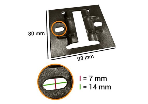 FALCON EYES Kit Extensão de Sistema de Teto 3310C para B-3030C de 3X3M para 4X6M