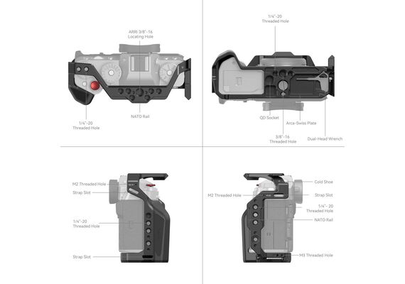SMALLRIG 4135 Cage para FUJIFILM X-T5