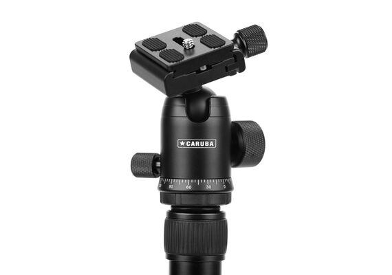 CARUBA Tripé de Carbono com Cabeça de Bola Travelstar 156