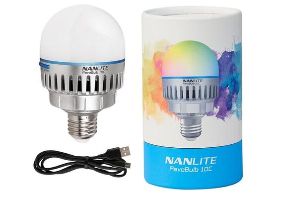 NANLITE Lâmpada RGB PavoBulb 10C 1KIT