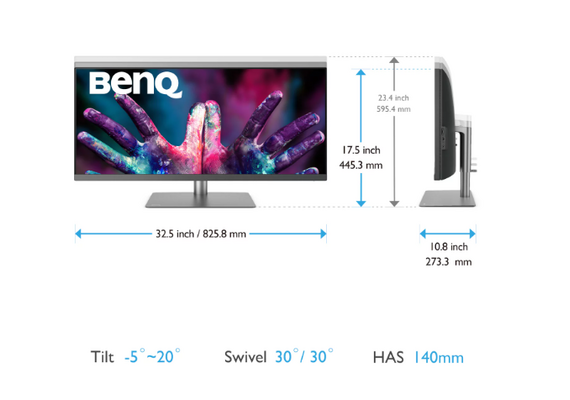 BENQ Monitor 34" HDR IPS PD3420Q