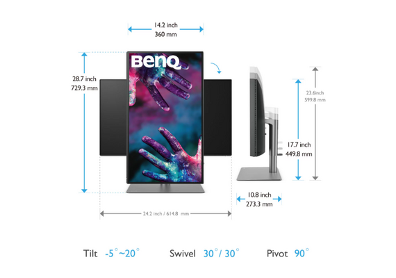 BENQ Monitor PD2725U 27" 4K UHD IPSBENQ Monitor PD2725U 27" 4K UHD IPS