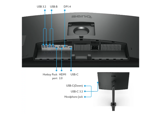 BENQ Monitor 32" 4K HDR PD3205UA