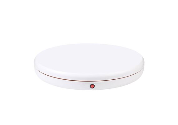 PULUZ Mesa Giratória 360º USB 45cm Branco