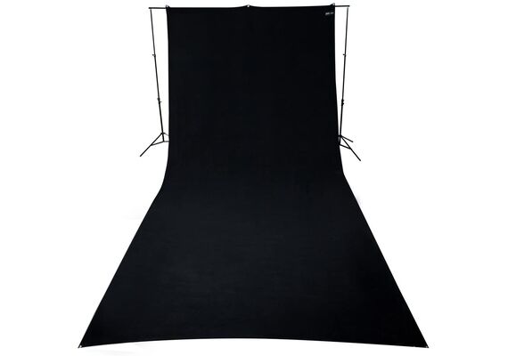 WESTCOTT Fundo de Tecido "Sem Vincos" (270x610cm) - Preto