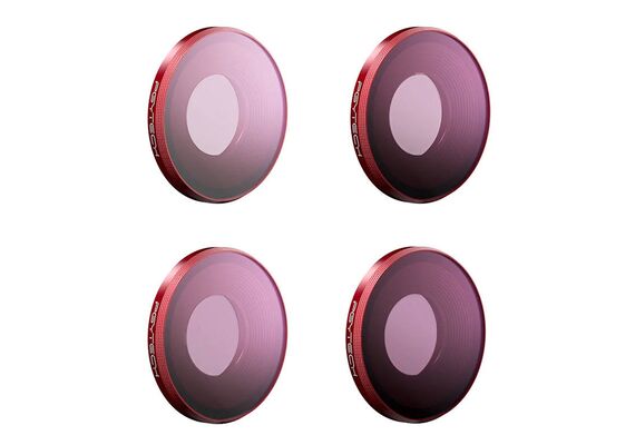 PGYTECH Kit de Filtros CPL + ND8/16/32/64 para OSMO ACTION 3