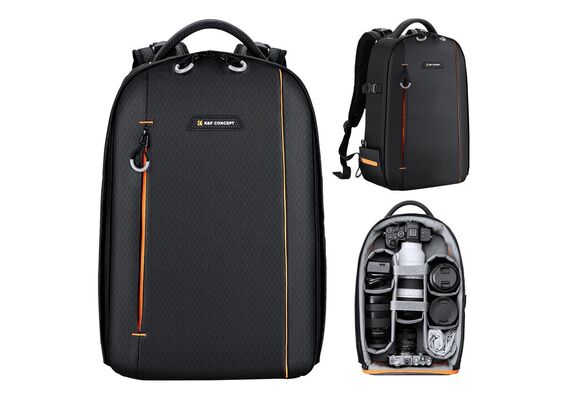 K&F CONCEPT Mochila Multifuncional Camera Backpack KF13.140 - 15L (Preto)