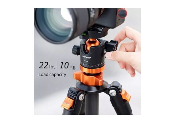 K&F CONCEPT Tripé/Monopé de Carbono SA254C1 + Cabeça de Bola