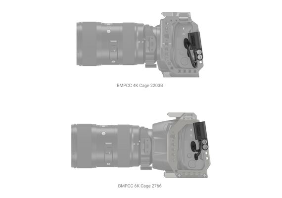SMALLRIG 2960 Adaptador HDMI e Type-C para cage de Blackmagic Pocket Cinema Camera 4K e 6K
