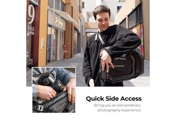 K&F CONCEPT Mochila Multifuncional Camera Alpha Backpack KF13.105 - 25L (Cinza)
