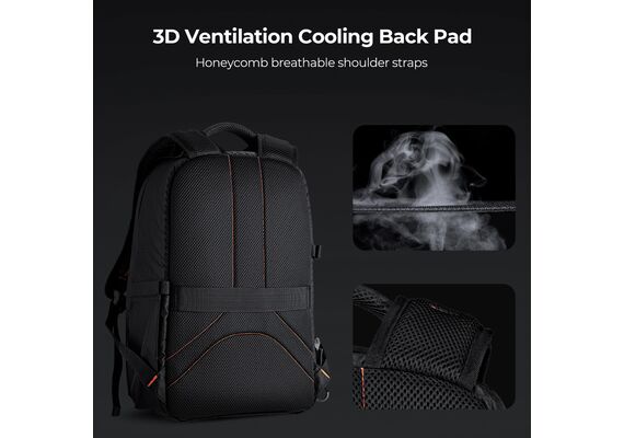 K&F CONCEPT Mochila Multifuncional Camera Backpack KF13.140 - 15L (Preto)
