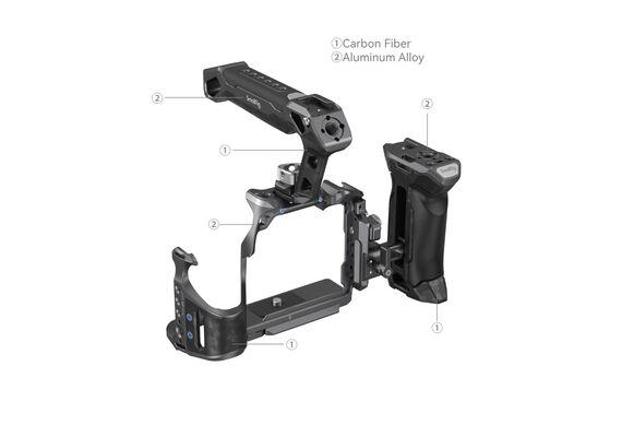 SMALLRIG 3710 "Rhinoceros" Kit Cage para Sony Alpha 7R V / Alpha 7 IV / Alpha 7S III
