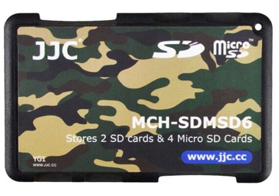 JJC ESTOJO PARA CARTÕES DE MEMÓRIA - MCH-SDMSD6YG