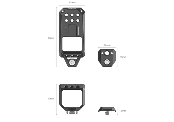 SMALLRIG 3990 Top Plate para Unidade de Pega XLR da Sony FX3 MD3990