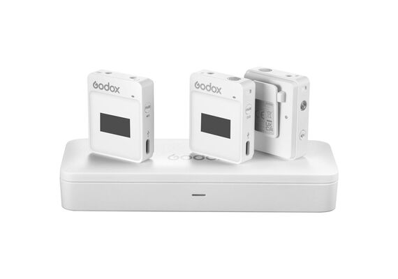 GODOX Microfone de Lapela MoveLink II M2 - Branco