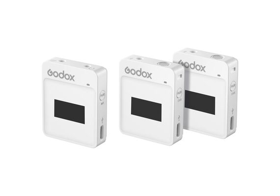 GODOX Microfone de Lapela MoveLink II M2 - Branco