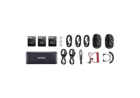 GODOX Microfone de Lapela MoveLink II M2 - Preto