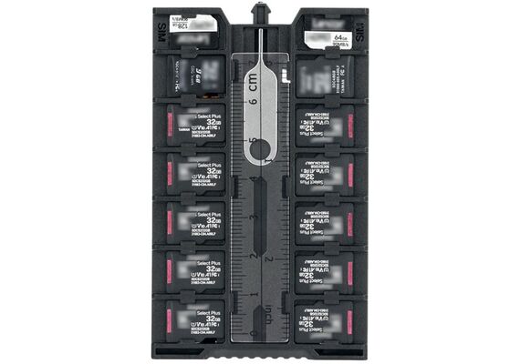 JJC Estojo para Cartões SD/microSD/nanoSIM/NM SW-MCR1