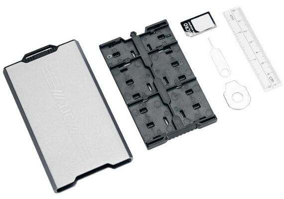JJC Estojo para Cartões SD/microSD/nanoSIM/NM SW-MCR1
