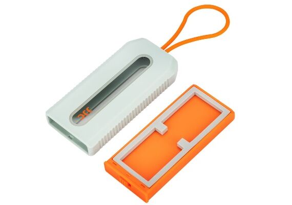 JJC Estojo para Cartões XQD MCK-XQD4GO - Cinza / Laranja