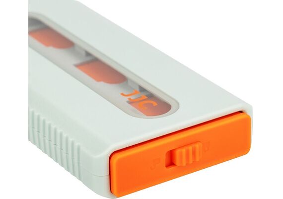 JJC Estojo para Cartões SD e TF MCK-SD6GO - Cinza / Laranja