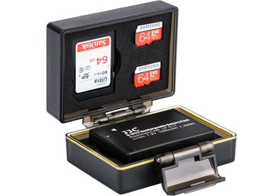 JJC Estojo para Baterias SD / microSD / Canon LP-E17 / B-LPE17
