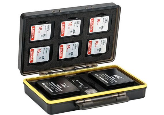 JJC Estojo para Baterias SD / USB 3.0 Card Reader / Fujifilm NP-W126 / W126S BC-3NPW126