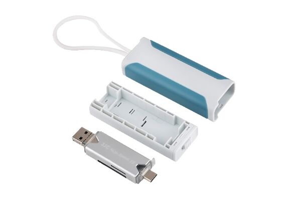 JJC Estojo para Cartões SD / TF / nanoSIM / USB 3.0 Multi-function Card Reader MCR-STM5WB
