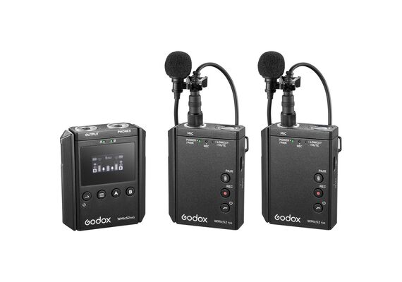 GODOX WicS2 Sistema de Microfone UHF Wireless Kit 2