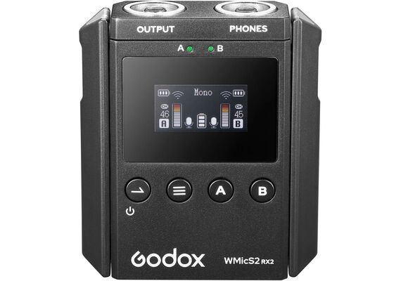 GODOX WicS2 Sistema de Microfone UHF Wireless Kit 2
