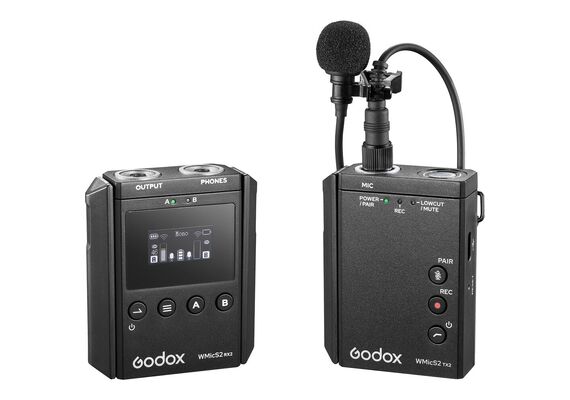 GODOX WicS2 Sistema de Microfone UHF Wireless Kit 1