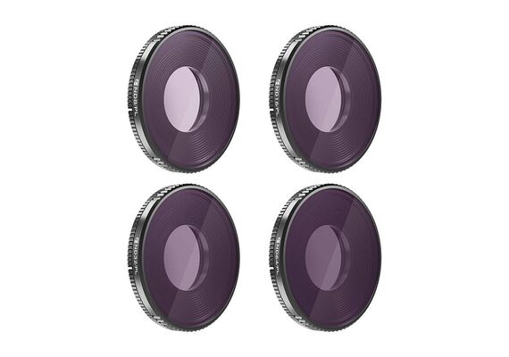 FREEWELL Bright Day Filtros ND8/PL + ND16/PL + ND32/PL + ND64/PL para DJI Action 3