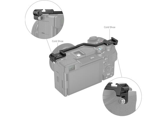 SMALLRIG 4339 SUPORTE DUPLA SAPATA PARA SONY ALPHA 6700