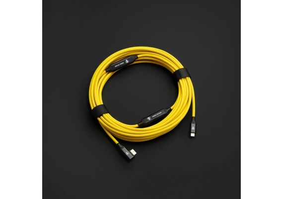 COBRA TETHER CABO USB-C - MICRO-B 90º - 10M YELLOW