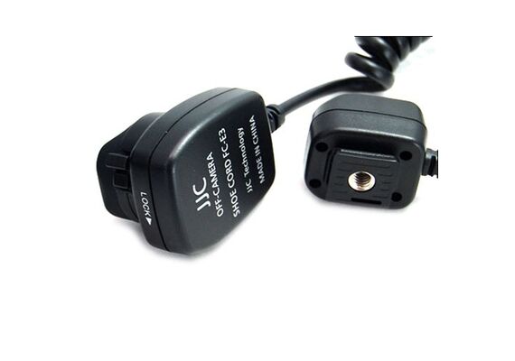 JJC FC-E3 (0.9M) - Off-Camera Shoe Cord (Canon OC-E3)