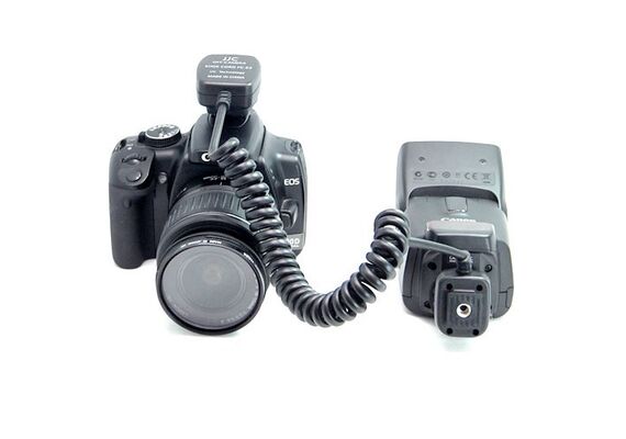 JJC FC-E3 (0.9M) - Off-Camera Shoe Cord (Canon OC-E3)
